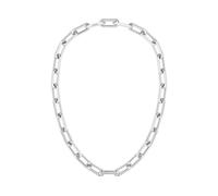 BOSS Halia Women's Stainless Steel 16" Crystal Link Chain