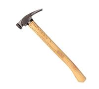 Boss Hammer 22 oz. Premium 4340 Steel Rip Claw Hammer - Tennessee Hickory Handle, Cerakote Finish, Milled Face - Made in the USA - BH22STHI18M