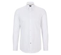 Boss Hank Kent Long Sleeve Shirt White 42 Men