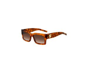BOSS Havana-acetate sunglasses with Double B monogram - Style BOSS 1654/S08654HA, 58122940 Patterned pcs.