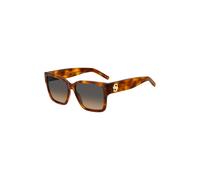 BOSS Havana-acetate sunglasses with Double B monogram - Style BOSS 1860/SWR957PR, 58609990 Brown pcs.