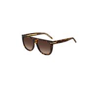 BOSS Havana-acetate sunglasses with gold-tone hardware - Style BOSS 1655/S08656HA, 58122829 Patterned pcs.