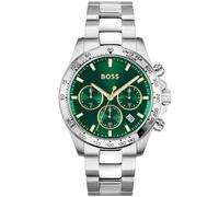 BOSS Hero 1514217 - Man - 43 mm - Analogue - Quartz - Mineral Glass Green 22 mm