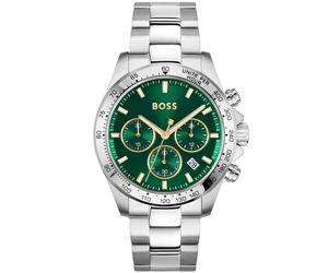 BOSS Hero 1514217 - Man - 43 mm - Analogue - Quartz - Mineral Glass Green 22 mm