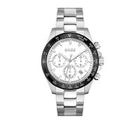 BOSS Hero 43mm Chronograph White Dial & Stainless Steel Bracelet watch