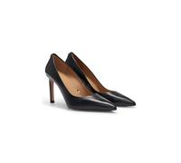 BOSS High-heeled pumps in leather with pointed toe - Style Janet Pump 90-N, 50504280 Black 4