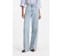 BOSS High-rise wide-leg jeans - Style C_MARLENE SLIT HR, 50564426 Light Blue 30/32