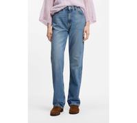 BOSS High-waisted straight-fit jeans in mid-blue denim - Style C_ADA HR 16.0, 50561635 Blue 29/32