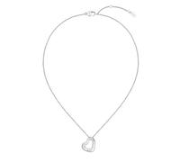 BOSS Honey Boundless Women's Stainless Steel 18+2" Crystal Open Heart Necklace