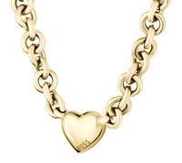 BOSS Honey Love Women's Gold Tone IP 16+1" Heart Necklace