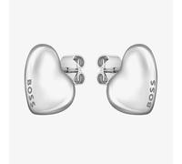BOSS Honey Silver Heart Stud Earrings 1580563