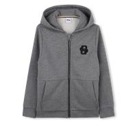 Boss - Hooded Cardigan - Heather Grey - Boy - 5 Years