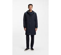 BOSS Hooded coat in water-repellent fabric with padding - Style P-Jared-HD-PAD-261F, 50559602 Dark Blue 38R