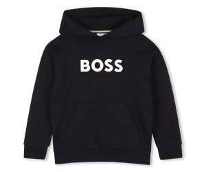 Boss - Hooded Sweatshirt - Black - Boy - 8 Years