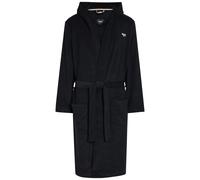 Boss Hooded Terry Robe - Black - S