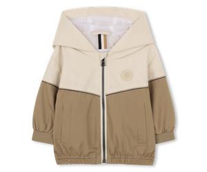 Boss - Hooded Windbreaker - Dark Stone - Boy - 12 Months