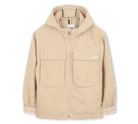 Boss - Hooded Windbreaker - Stone - Boy - 14 Years