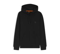BOSS Hoodie Aus Baumwoll-terry Mit Logo-aufnäher Black