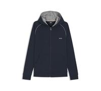 BOSS Hoodie Aus Stretch-baumwolle Mit Reißverschluss