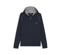 BOSS Hoodie Aus Stretch-baumwolle Mit Reißverschluss