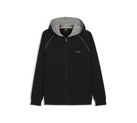 BOSS Hoodie Aus Stretch-baumwolle Mit Reißverschluss
