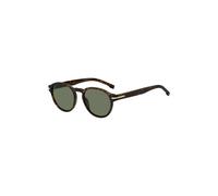 BOSS Horn-acetate sunglasses with signature gold-tone detail - Style BOSS 1506/S08652QT, 58109344 Brown Patterned pcs.