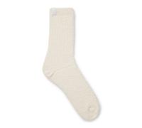 BOSS House socks in fluffy yarn with rib construction - Style RS Gift Rib Home W, 50546419 Natural 3.5-8