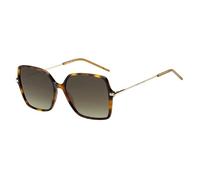 BOSS Hugo 1271/s 086/HA HAVANA Sunglasses Women's Acetate, Standard, 58