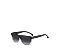 BOSS Hugo Boss Grey Acetate Rectangular Sunglasses, Black, Men Black