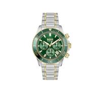 BOSS Sealiner Men's Chronograph Green Dial & Two-Tone Stainless Steel Bracelet Watch