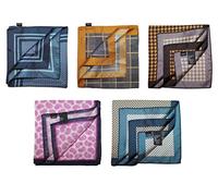 BOSS Hugo Kavaliers 100% Silk Scarf Handkerchief Wedding Hanky Men - multicolour