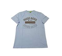 BOSS Hugo Men Blue Athletic Department Premium Lifestyle t-Shirt top Tee 1 50225363 Small
