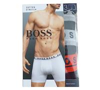 BOSS Hugo mens 3 pack black boxer briefs trunks underwear set 50492287 Boxer Brief 3P CO/EL (as8, alpha, l, regular, regular)