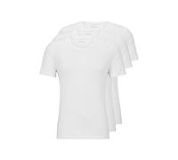 BOSS Hugo Men's 3-Pack Round Neck Regular Fit Short Sleeve T-Shirts Underwear, White, XXL