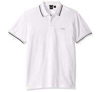 BOSS Hugo Men's Paddy Short Sleeve Polo Shirt, Dark Bright White, Medium