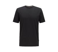 BOSS Hugo Men's Plain Short Sleeve Crewneck T-Shirt, Black, Medium