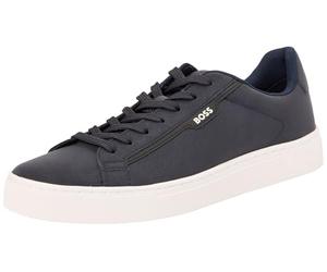 BOSS Hugo Mens Rhys Tenn Trainers - Dark Blue - UK 8