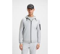 BOSS Hybrid jacket with comfort-stretch knit - Style K_Urban Commuter HY, 50541956 Light Grey XL