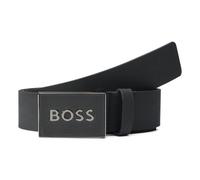 Boss Icon belt leather 95 cm gray
