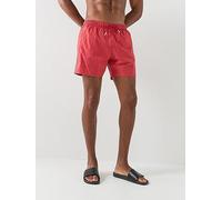BOSS Iconic Global Side Tape Swim Shorts, Red, Size 2Xl, Men Red