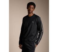 Boss Iconic Pure Cotton Crew Neck Sweatshirt Black