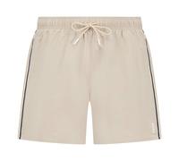 BOSS ICONIC SIGNATURE STRIPE AND LOGO SWIM SHORTS