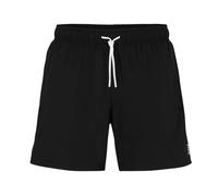 BOSS ICONIC SIGNATURE STRIPE AND LOGO SWIM SHORTS