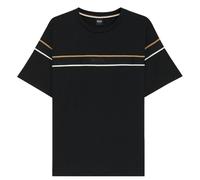 BOSS Cotton-jersey T-shirt with tape trims - Style Iconic T-Shirt, 50545852 Black S