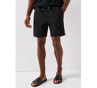 BOSS Iconic Taped Loungewear Shorts, Black, Size S, Men Black