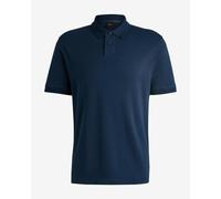 BOSS Interlock Short Sleeve Polo Shirt Navy Blue - M