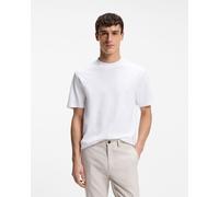 Boss Interlock Orange Short Sleeve T-shirt White XL Men