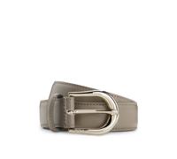 BOSS Italian-leather belt with golden buckle - Style Carol-St-G_Sz30, 50536887 Beige 34