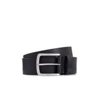BOSS Italian-leather belt with logo-engraved buckle - Style Jor-V_Sz40, 50471321 Black 36