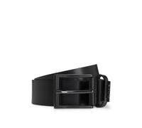 BOSS Italian-leather belt with logo keeper - Style Cole-Ant_Sz35, 50491852 Black 44
